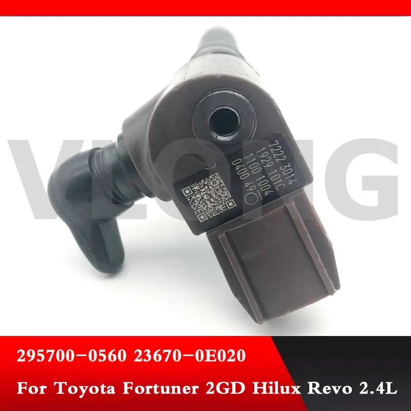 Genine и новый дизельный инжектор Common Rail 295700 0560 23670 0E020 0E040 для Toyota Fortuner 2GD Hilux Revo