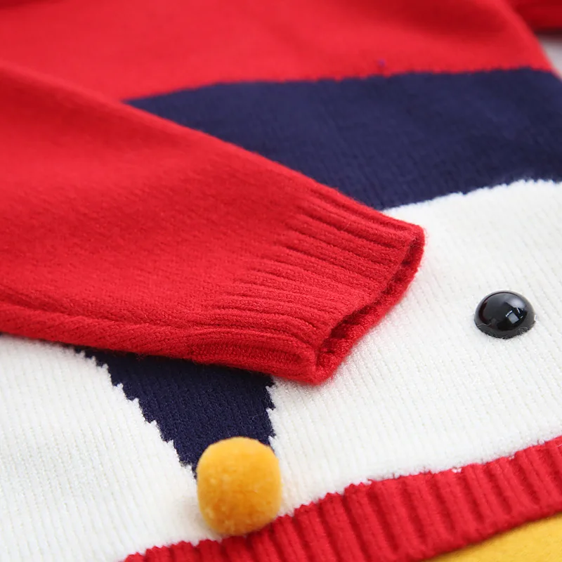 Новинка 2018 брендовый свитер для маленьких девочек и мальчиков трикотажная