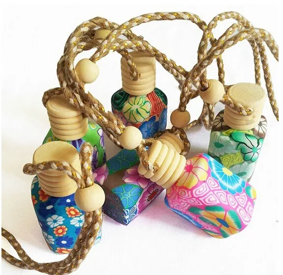 Винтажная эссенция из полимерной глины флакон для духов пустая бутылка 15 мл