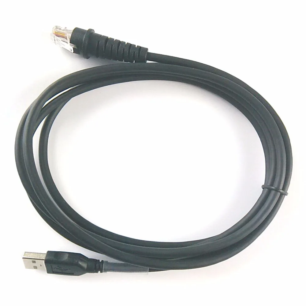 Сканер штрих кода USB кабель 3 м (10 футов) для Honeywell HHP 3800g/3800r/3820/3200/4600g/4600r/4820/4600Q 2 pack E