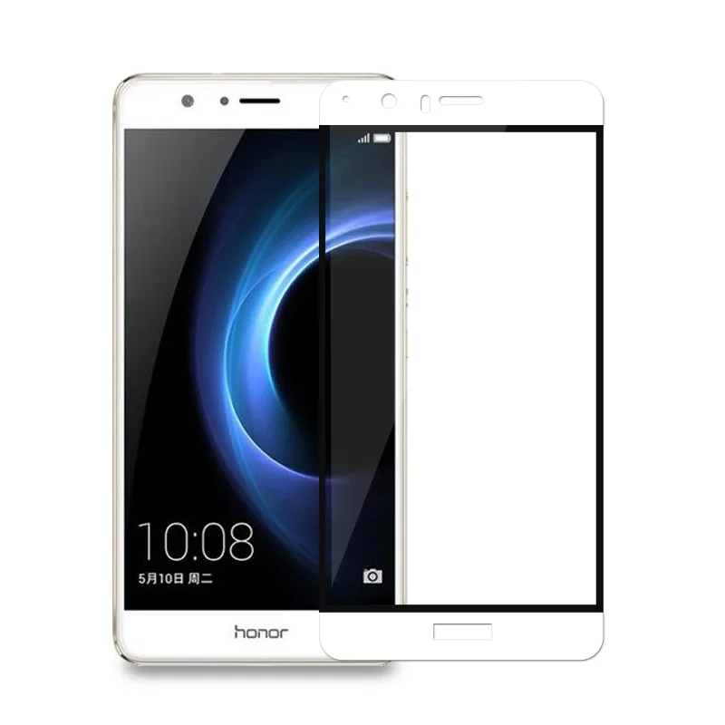 Full Cover Tempered Glass For Huawei Honor V8 Screen Protector protective film KNT-AL20 KNT-TL00 glass | Мобильные телефоны и