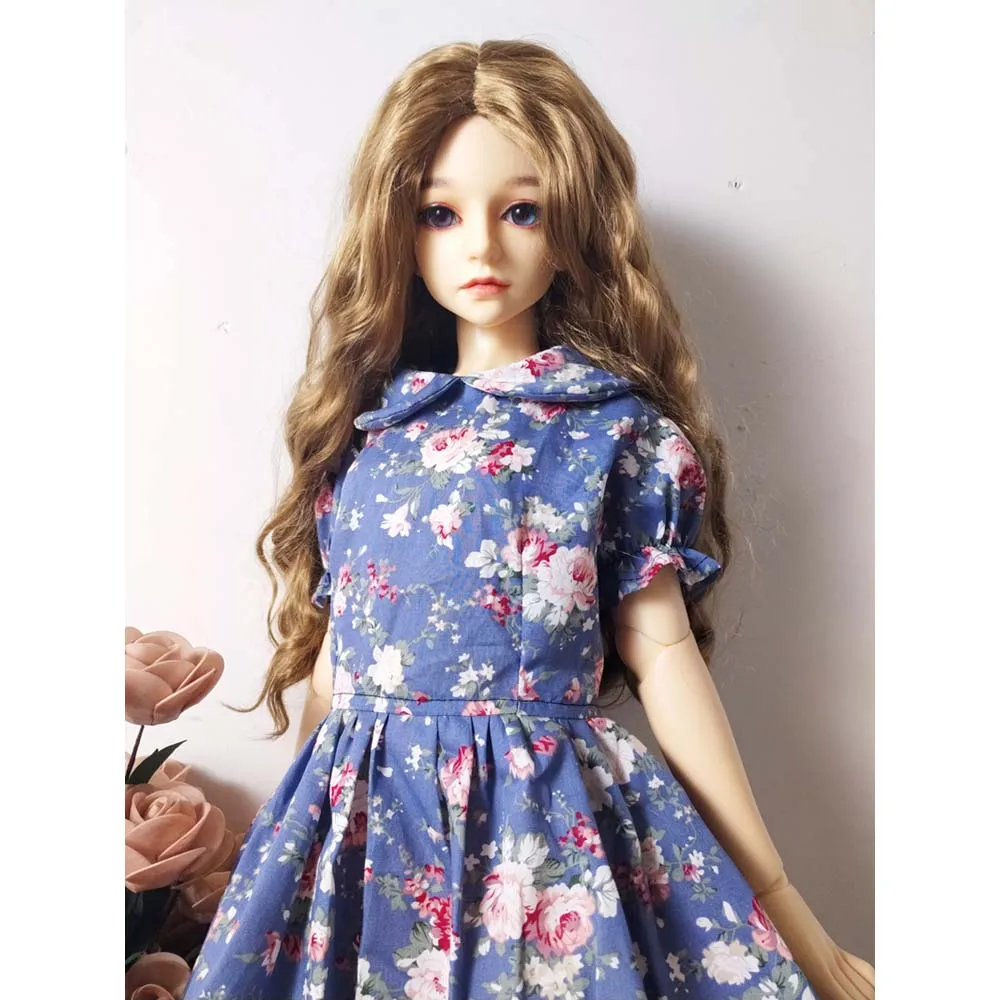 Bjd кукла платье маленький цветок для 1/3 1/4 sd bjd blyth Кукла Одежда Синий Розовый