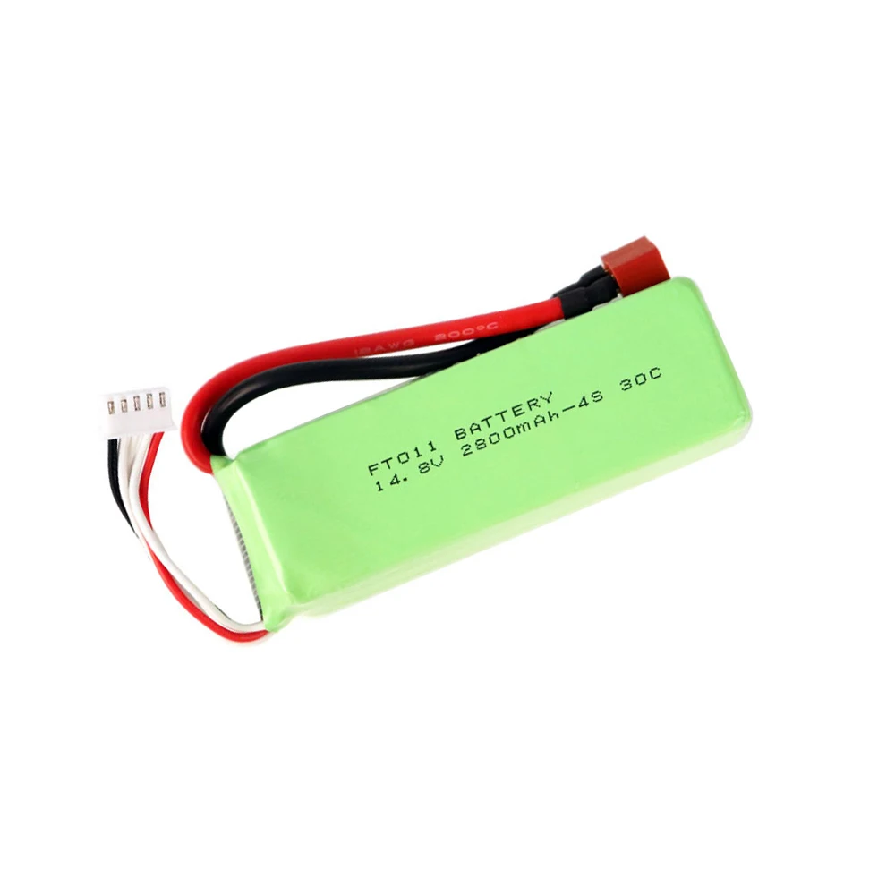 Lipo аккумулятор для FT010 FT011 14 8 в 2800 мАч батарея радиоуправляемой лодки вертолета