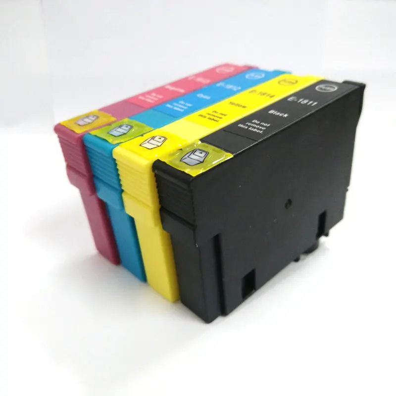 Vilaxh 5 шт. T1811 T1814 совместимый чернильный картридж для принтера Epson XP 212 215 312 315 412 415 225