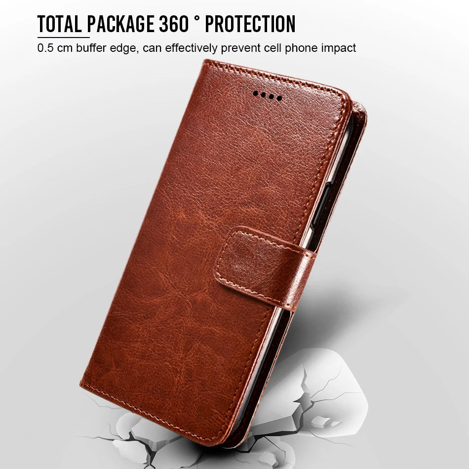 UTOPER для Xiaomi Redmi Note 6 Pro Чехол из искусственной кожи роскошный флип 6A Чехол-бумажник