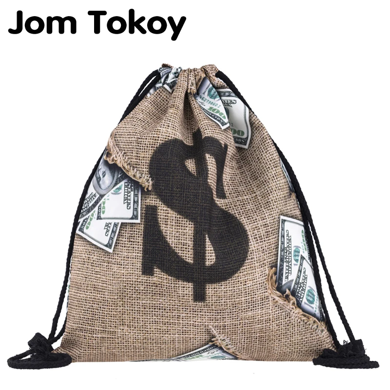 Новый Модный женский рюкзак JomTokoy на шнурке Женский дорожный с 3D принтом и мягкой