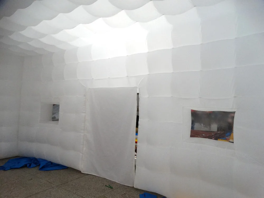 2019 Заводская индивидуальная белая надувная палатка для кемпинга и вечеринок