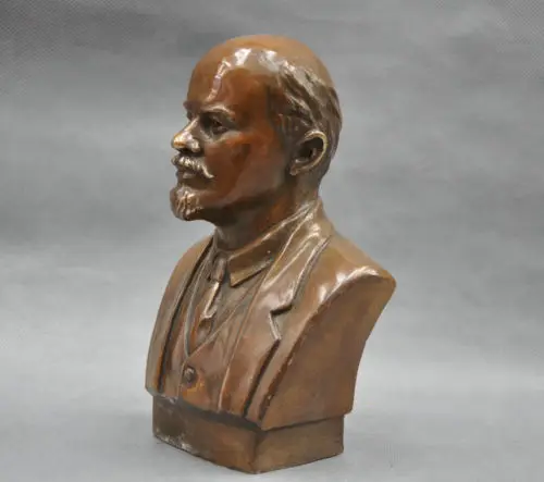 Советский лидер Владимир Ильич улянов бронзовая статуя Ленина|statue|statue bronzestatue bust |