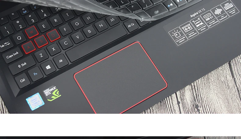 ТПУ Ультра защитный чехол для клавиатуры acer Aspire VX 15 VX5-591G Aspire V15 VN7-593G Predator Helios 300 V17 VN7-793G Gaming