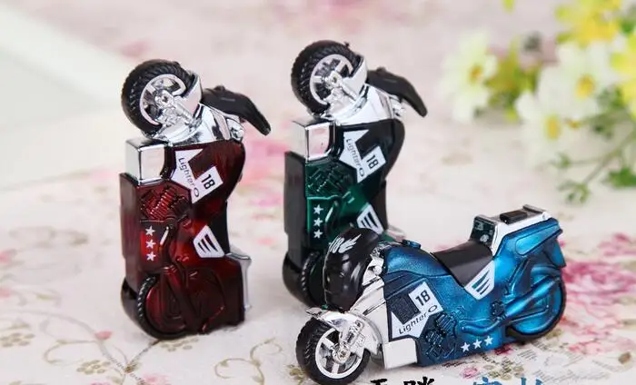 1 шт. новая модель мотоцикла портативная безпламенная Зажигалка для сигарет|lighter