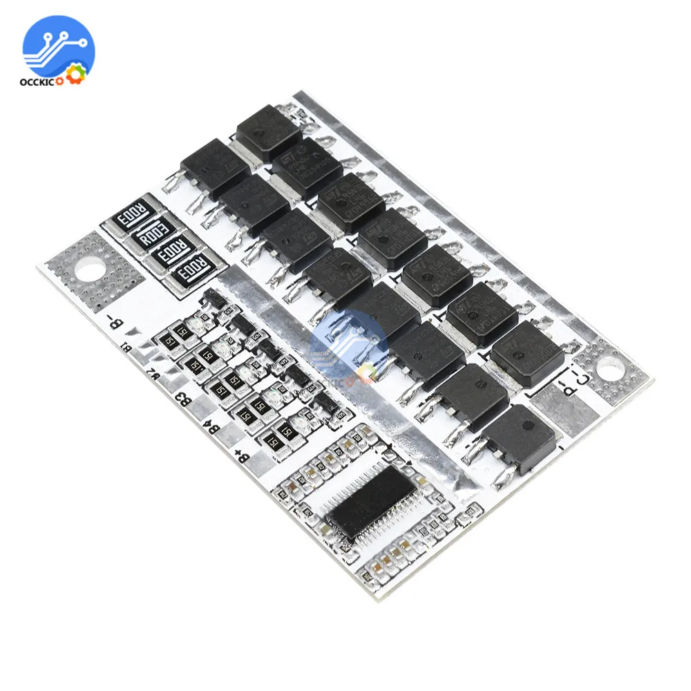 BMS 3S 4S 5S 12V 16,8 V 21V 100A 18650 литиевая батарея защита плата заряда 18650 перезаряжаемая батарея PCB BMS плата