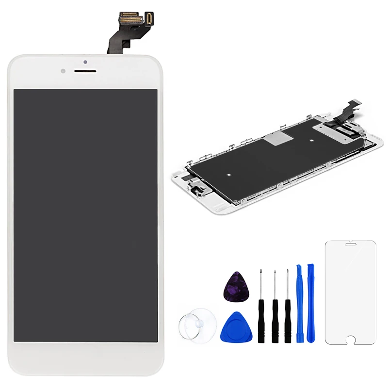 Полный комплект дисплей Pantalla для iphone 6s Plus ЖК сенсорный датчик дигитайзер в сборе