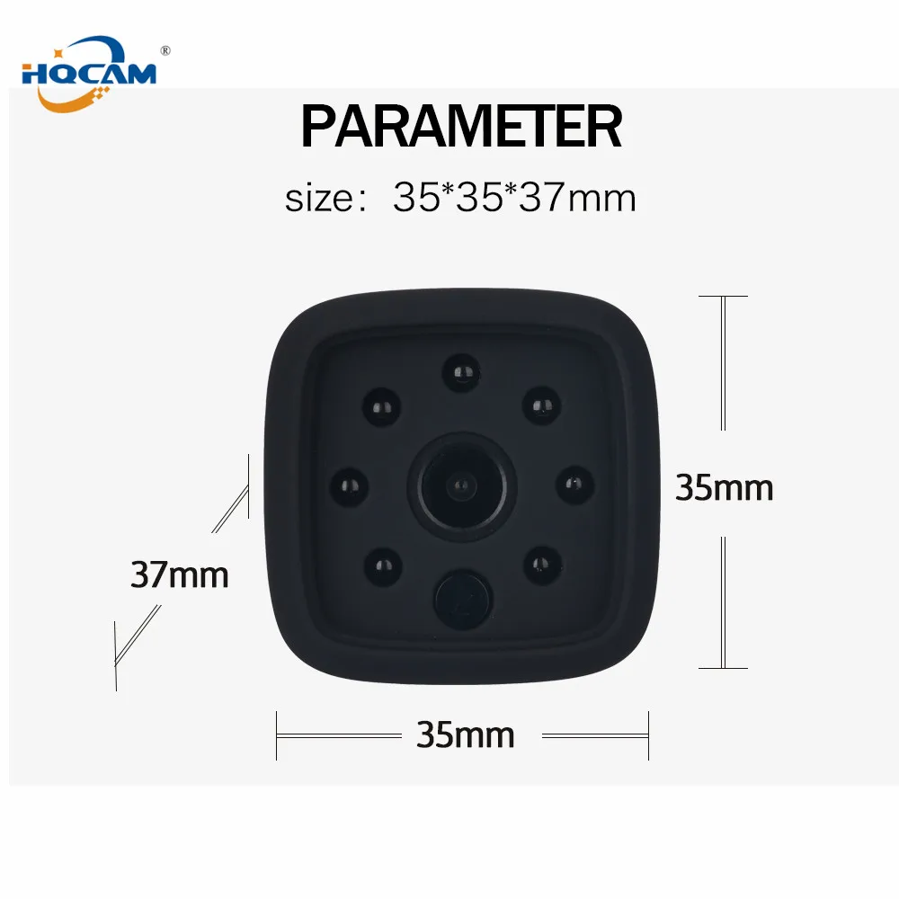 HQCAM 720P HD WIFI мини ip камера ночное видение Обнаружение движения видеокамера петля