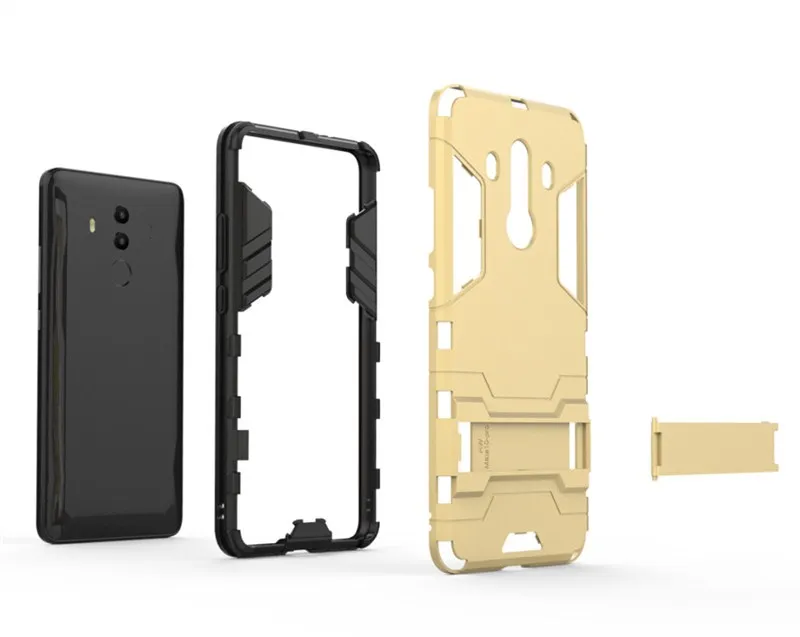 For Huawe Mate 8 9 10 Case Soft TPU Armor Shockproof Stand Silicone Phone Back Cover Shell Huawei Pro Holder Cases |