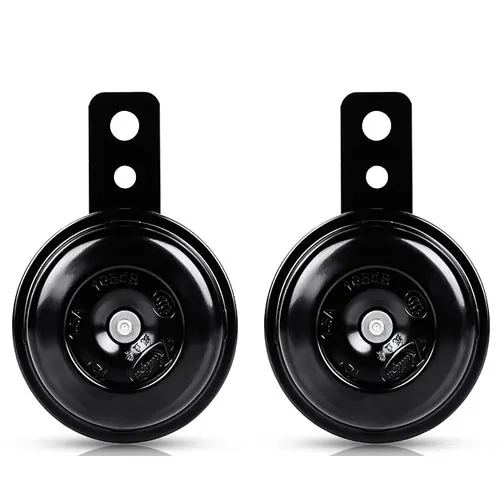 1 pair Black Мотоцикл рог мото труба 12 В громкий 110дб мопед грязи велосипед электрический автомобиль скутер воздушные рожки мотоцикл классический Рог - Цвет: 1 pair Black