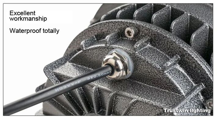 Круглый наружный светодиодный напольный прожектор COB прожсветильник Тор