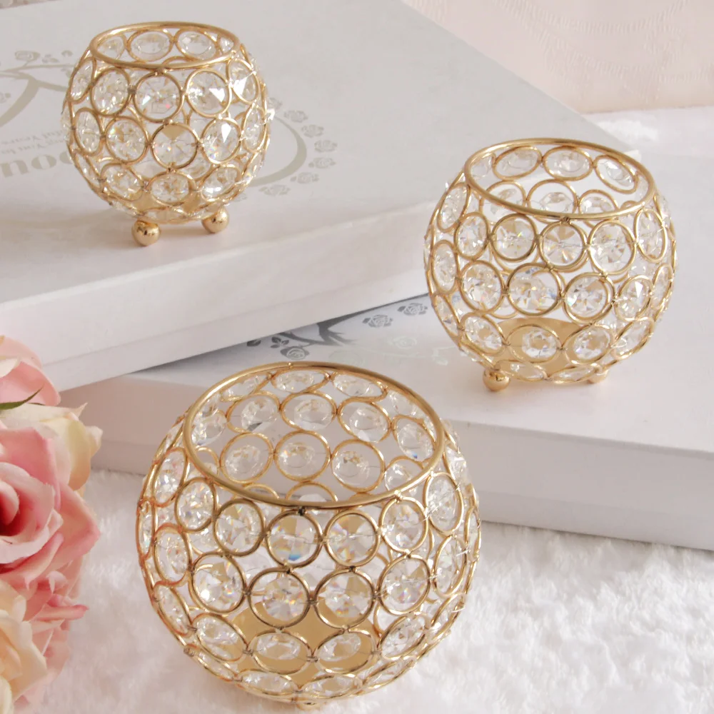 Хрустальные свечные фонари-подсвечники стеклянная ваза Свадебные подсвечники