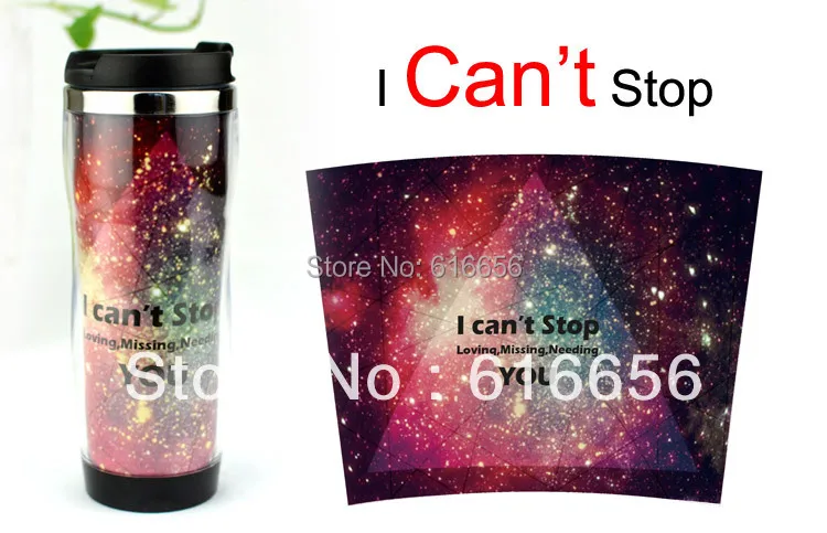 Бесплатная доставка кружка для путешествий 420 мл/14 унций рекламы дизайнерская