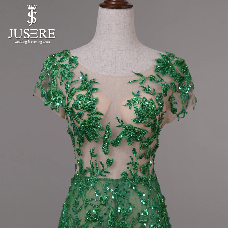 Платье с коротким рукавом и кружевной вышивкой JUSERE мини-платье открытой спинкой