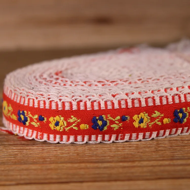 20 ярдов * 2 см жаккардовые кружевные ленты сделай сам лента для шитья одежды