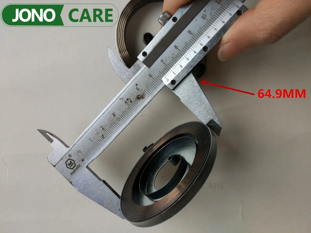 Легкий стартер пружина бензопилы 5200 5800 запасные части|rewind spring|starter springchainsaw starter