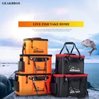 Портативное ведро для рыбалки EVA, складной рюкзак для рыболовных снастей, коробка для живой рыбы, походный контейнер для воды, кастрюля для хранения раковины