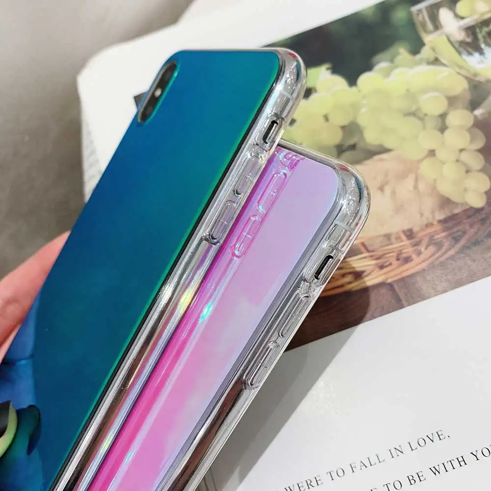 Модные Красочные чехлы для телефонов iphone XS MAX 6s 6 7 8 plus X XR SE мягкий силиконовый