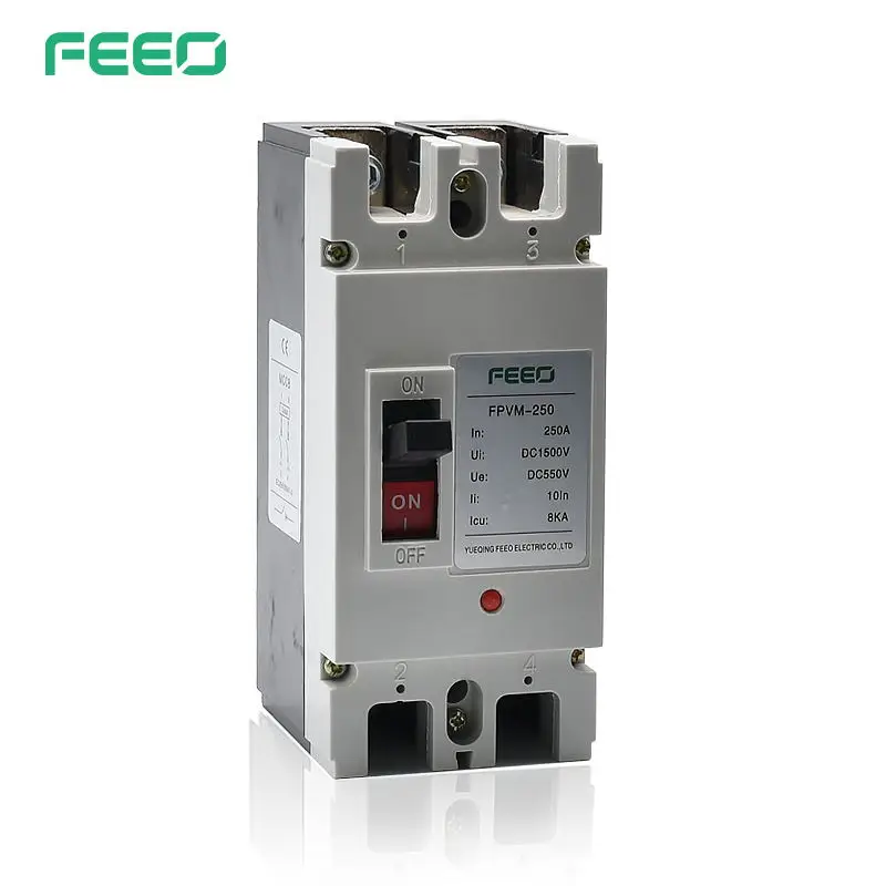 FEEO FPVM автоматический выключатель в литом корпусе 2P 550V 160A 200A 250A DC