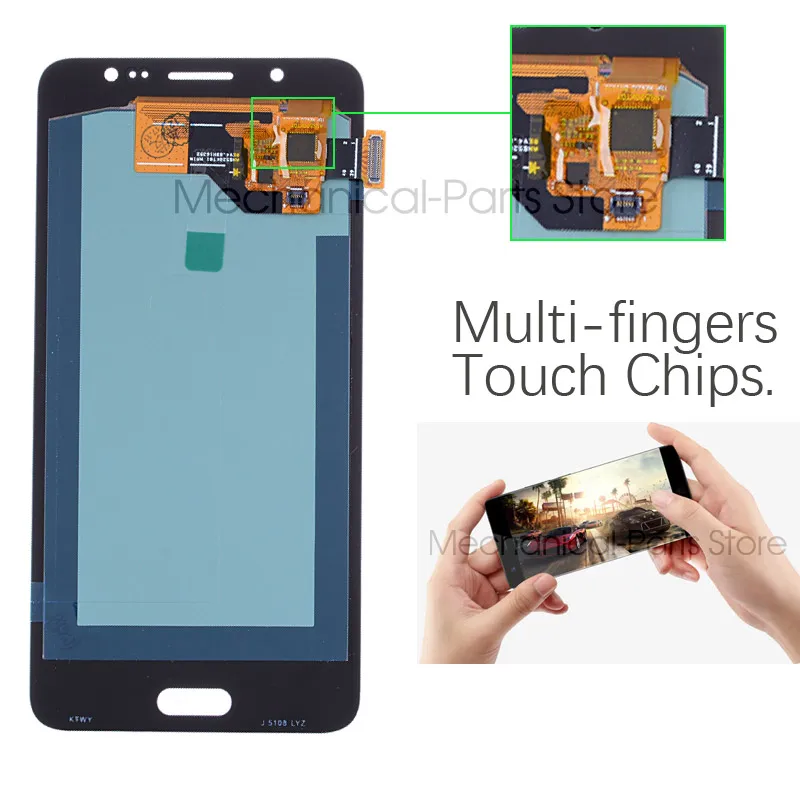 5'' AMOLED Оригинальный тачскрин дисплей экран для SAMSUNG Galaxy J5 2015 J500