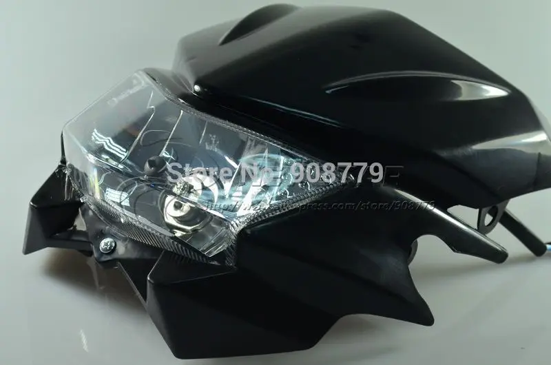 Бесплатная доставка новинка черная фара для мотоцикла велосипеда-питбайка KAWASAKI
