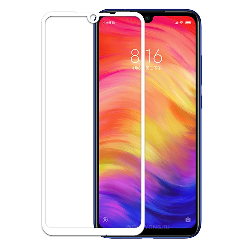 2.5D 9H закаленное стекло для Xiaomi Redmi Note 7 полное покрытие Защитная пленка экрана Pro