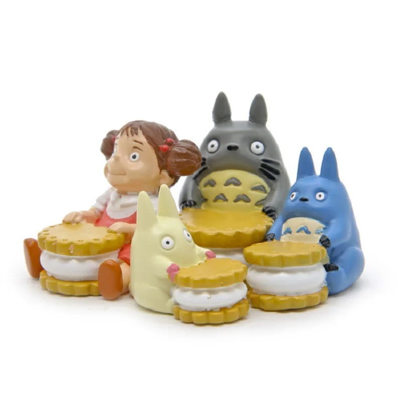 4 шт./партия Студия Ghibli Миядзаки Хаяо Тоторо пищевая группа Jicha синий Мэй