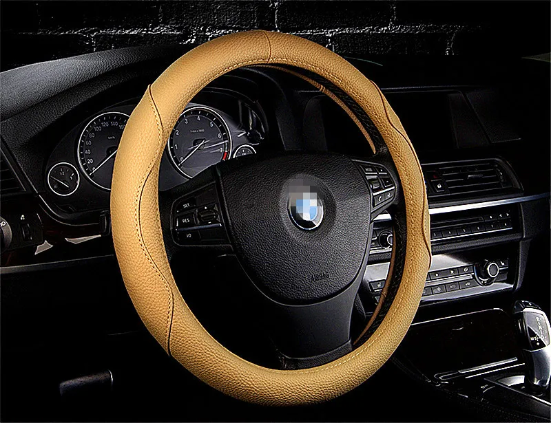 Universal steering wheel cover DIY leather car interior accessories Fit for 38cm | Автомобили и мотоциклы