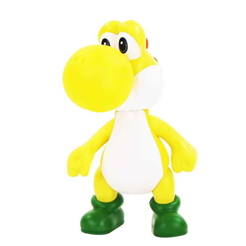10 шт./партия, 13 см, Super Mario Bros Odyssey Cappy Mario Луиджи Йоши, Bowser, Wario toadettte Toad Waluigi, ПВХ, модель игрушки, 28 стилей - Цвет: 10pcs D