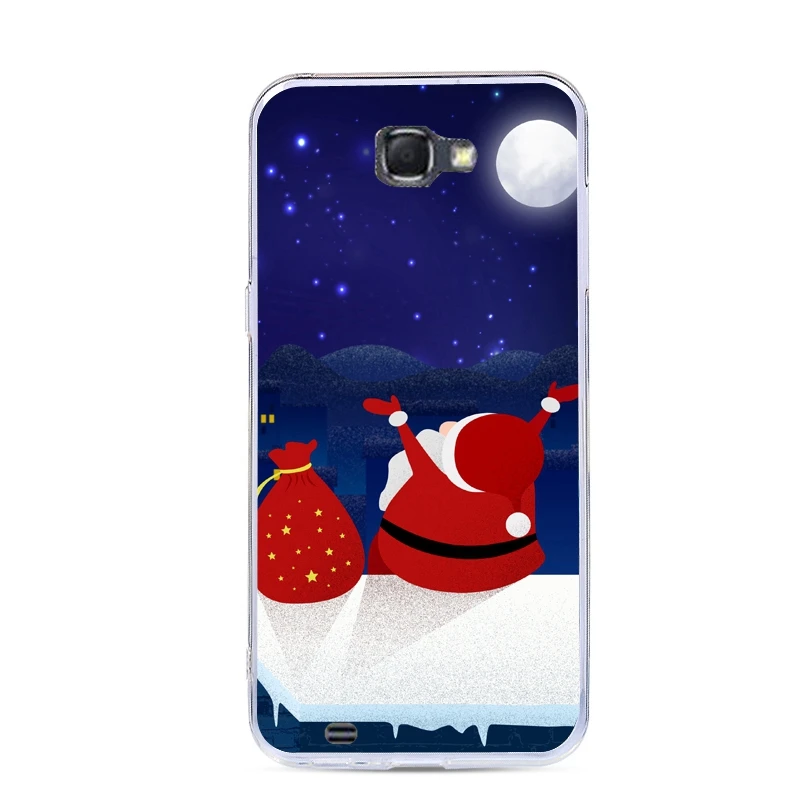 Painted Case For Samsung Galaxy Note 2 II N7100 Cover N7105 Note2 NoteII 7100 Phone Bags Merry Christmas Cases |