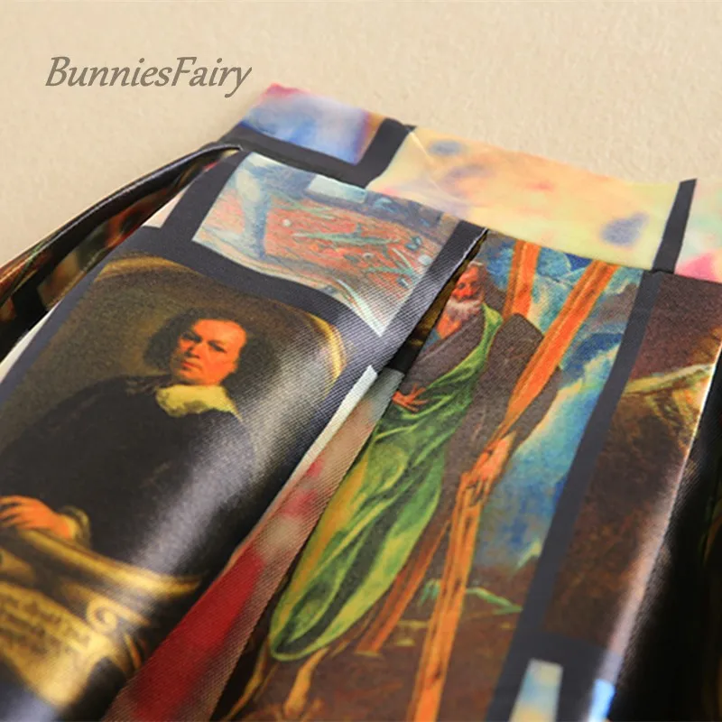 Оригинальный дизайн Осень-зима новая королевская винтажная картина маслом в