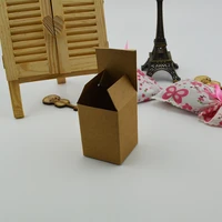 101010 5cm 10pcs lot brown kraft paper folding gift pack boxes diy soap gift party craft chocolate business card package box