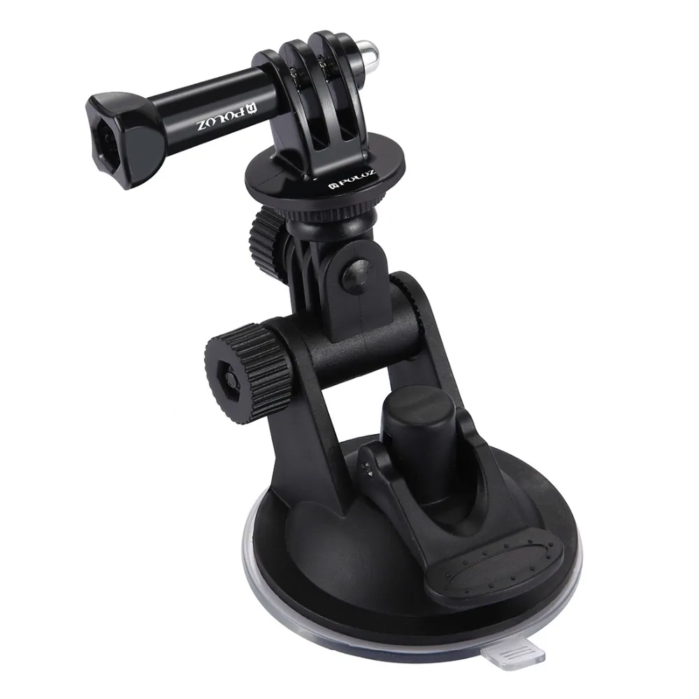 PULUZ Car Suction Cup Mount with Screw &amp Tripod Adapter Storage Bag for GoPro HERO9 Black 8 7 6 5/ DJI Osmo Action | Электроника