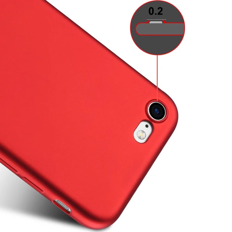 ipngve Shockproof Ultra Thin Silicone TPU Case Cover For iphone 7 Phone Cases Back Fundas Plus |