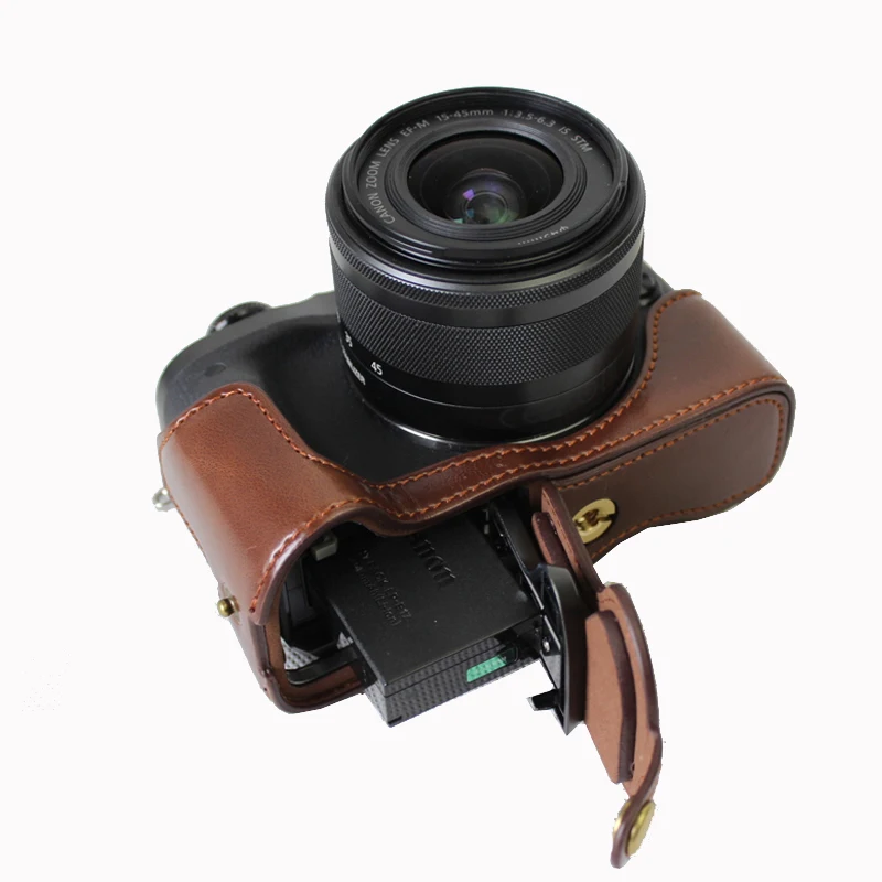 Чехол из искусственной кожи для Canon EOS M6 комплект с сумкой камеры защитный чехол