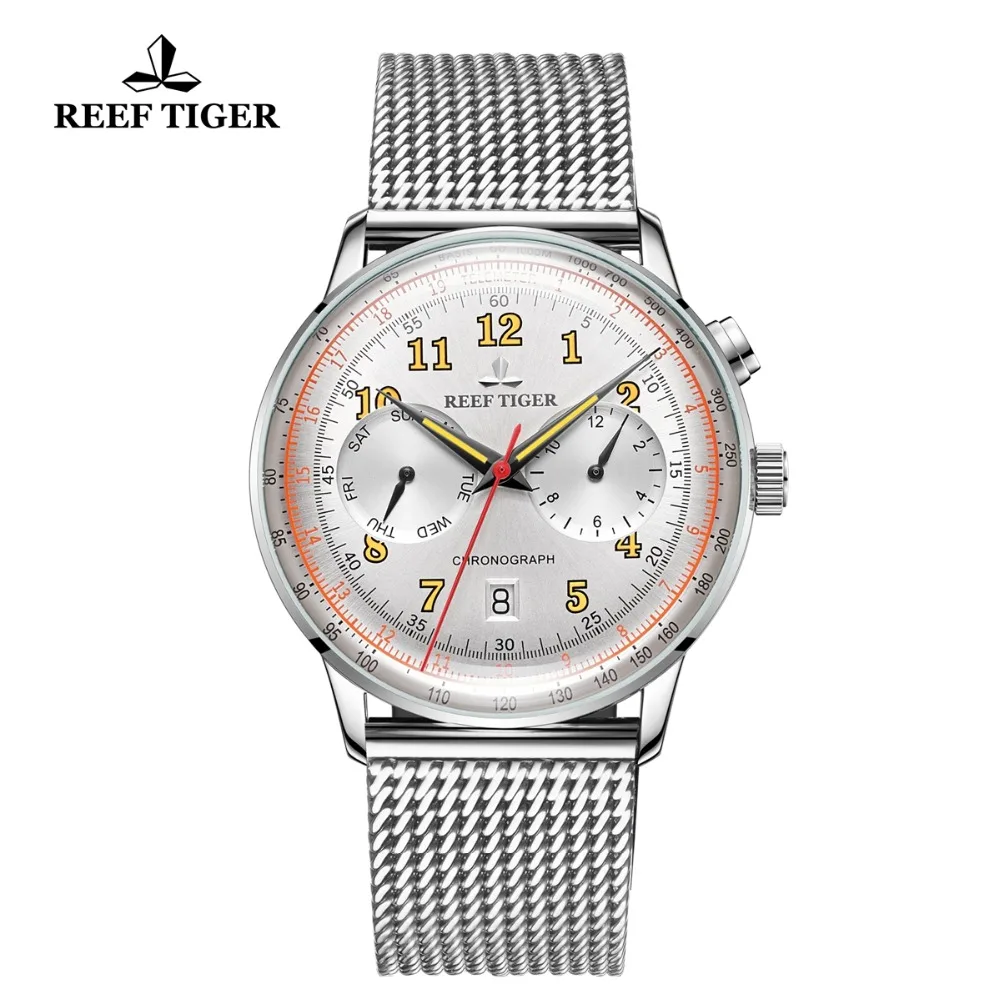 Водонепроницаемые часы с рисунком рифа тигра/RT цвет розовое золото