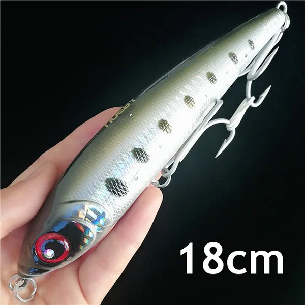 05 9062 18cm Noeby 1 шт. 14 см/70 г 16 см/98 г 18 см/145 г переменная Тонущая Vib приманка-карандаш приманка для рыбалки карандаш Хорошие рыболовные снасти воблеры - Цвет: 05 9062 18cm
