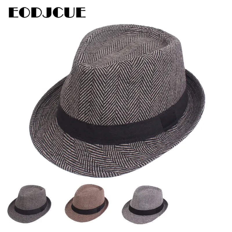Новая мода fedoras джаз шляпа для мужчин и женщин Зимняя шляпа шерстяная смесь Кепка Уличная Повседневная шляпа gorras