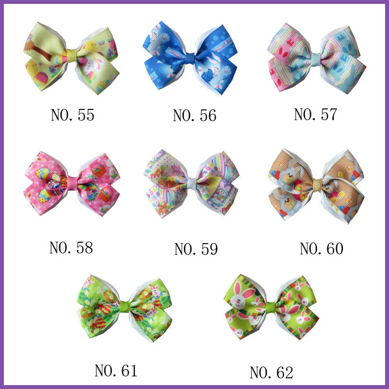 

100 BLESSING Good Girl 2.75" Angel Hair Bow Clip Easter Accessories Wholesale