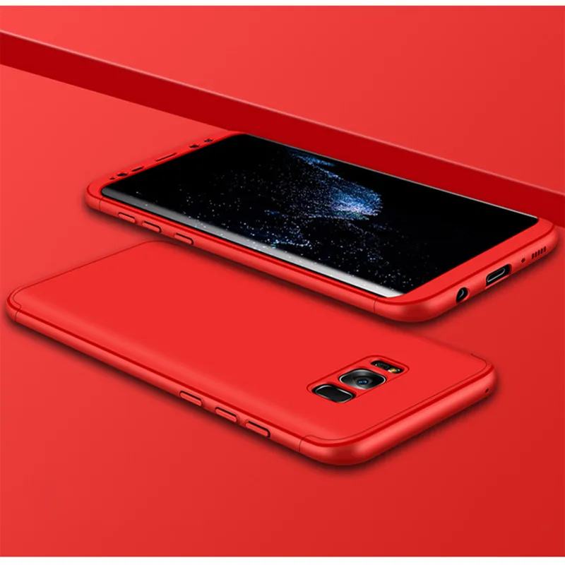 Luxury Case Double Dip Dual Armor 360 Full Protection For Samsung Galaxy S8 J3 J5 J7 Pro 2017 Cover Phone Bags |