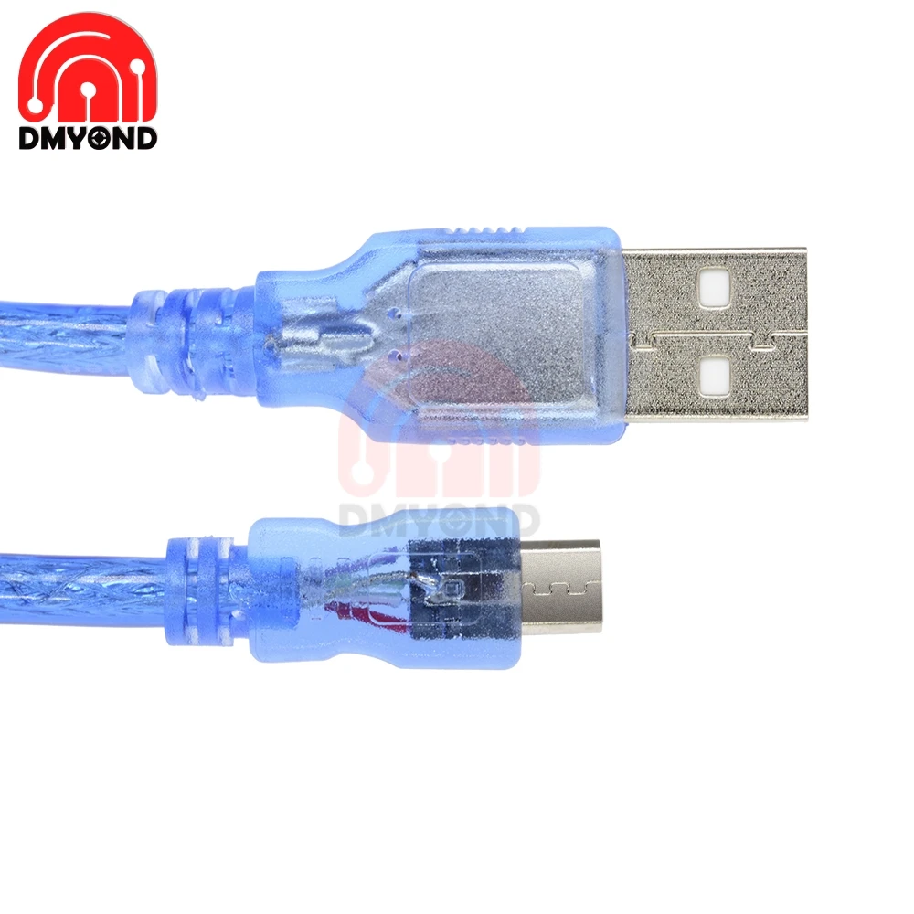 30 см 0 3 м USB 2 папа к Micro 5 pin Мужской кабель для зарядки данных шнур Diy