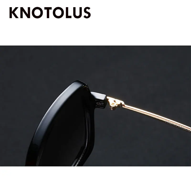 Knotolus женские крупные солнцезащитные очки черный квадрат градиент UV400 Марка
