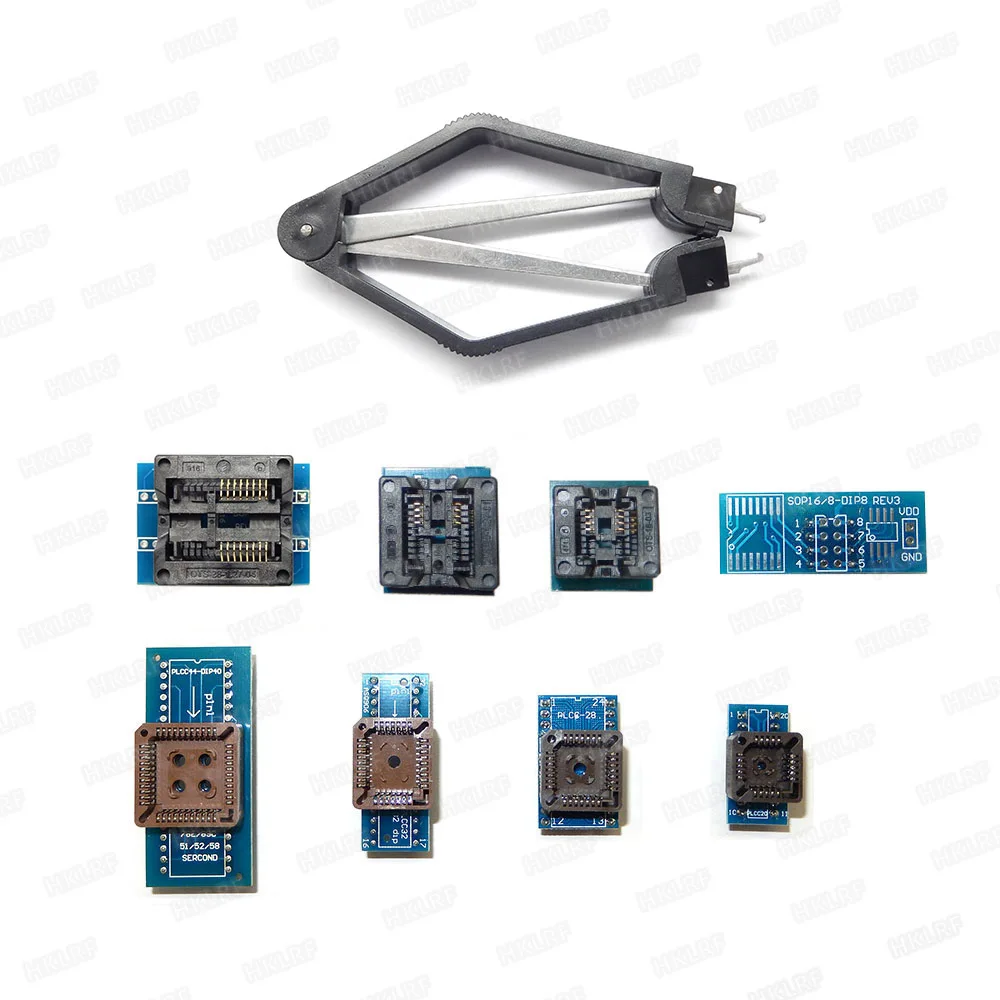 V9.0 TL866ii плюс программист Xgecu Pro+ 14 Адаптеры TSOP32/40/48 TSOP48/SOP44 SOP8 P SOIC зажим лучше, чем TL866A TL866CS