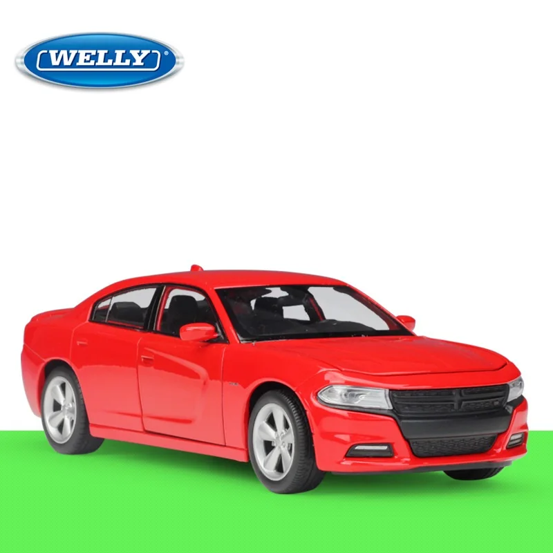 1:24 Welly Dodge зарядное устройство R/T красный/фиолетовый литье под давлением модель автомобиля