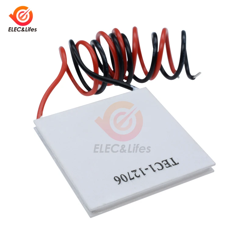 TEC1-12715 TEC1-12706 Термоэлектрический охладитель Пельтье квадратная охлаждающая подставка холодильник Холодильный радиатор в виде пластины модуль SP1848-27145